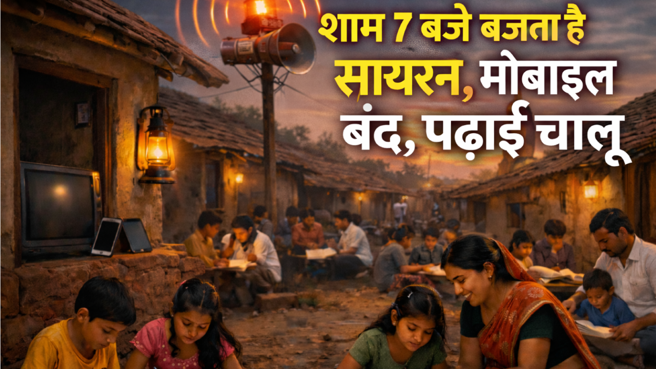 शाम 7 बजे बजता है सायरन, मोबाइल बंद, पढ़ाई चालू: भारत के इस गांव का अजीब-सा नियम