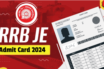 RRB Je admit card