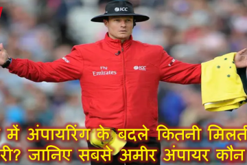 मैच में अंपायरिंग के बदले कितनी मिलती है सैलरी? जानिए सबसे अमीर अंपायर कौन है